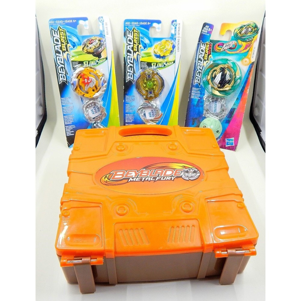 Beyblade Metal Fury Case Burst Turbo Burst Rise Hasbro Various Years Lot